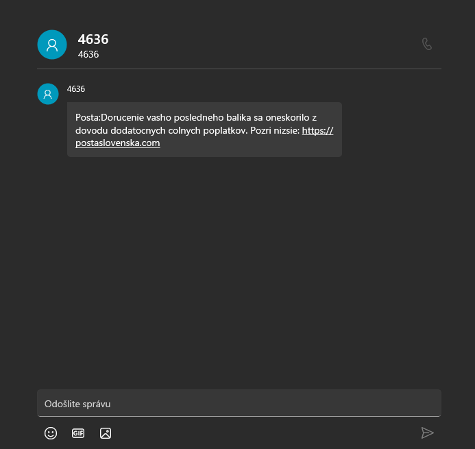 Slovenská pošta podvod