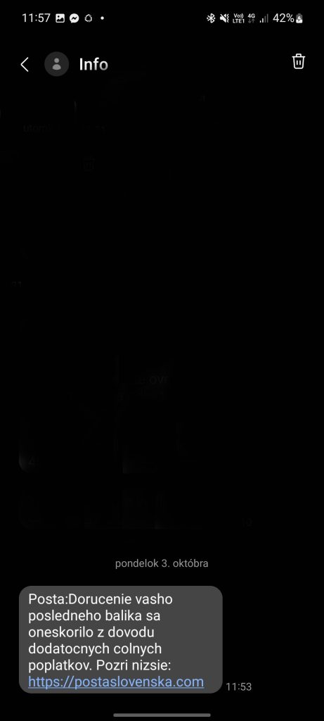 Slovenská pošta podvod