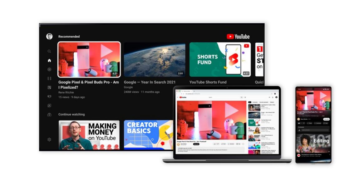 YouTube zavádza ambientný efekt, ešte tmavší režim a zoomovanie vo videách