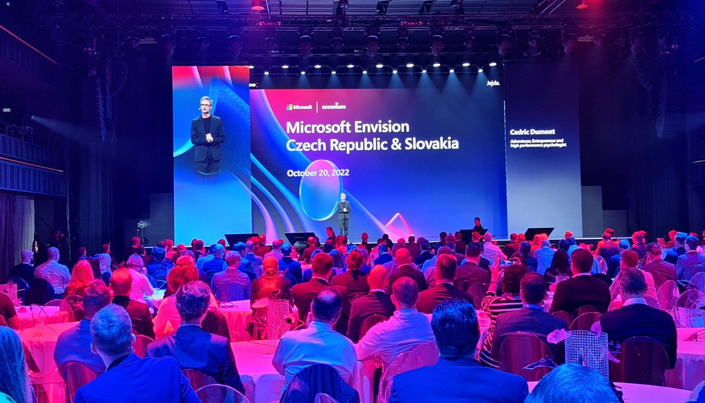 Microsoft na konferencii Envision v Prahe predstavil najnovšie trendy v IT, kyberbezpečnosti a biznise