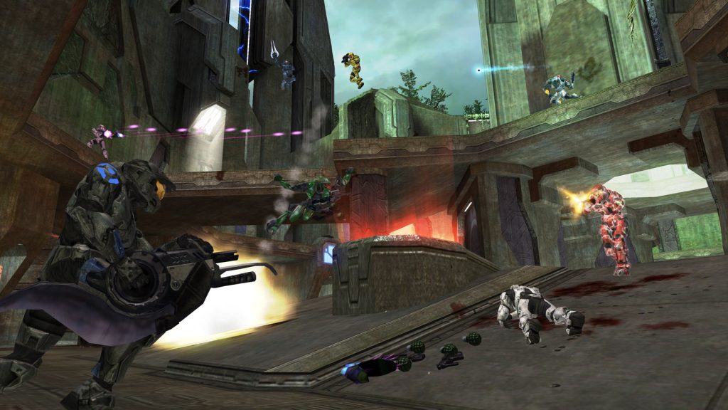 Snímok z hrania hry Halo 2
