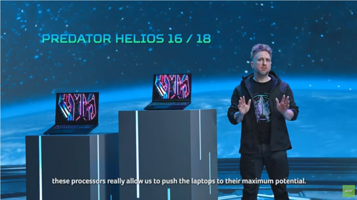 Acer s plnokrvnou výbavou notebookov a monitorov pre hráčov