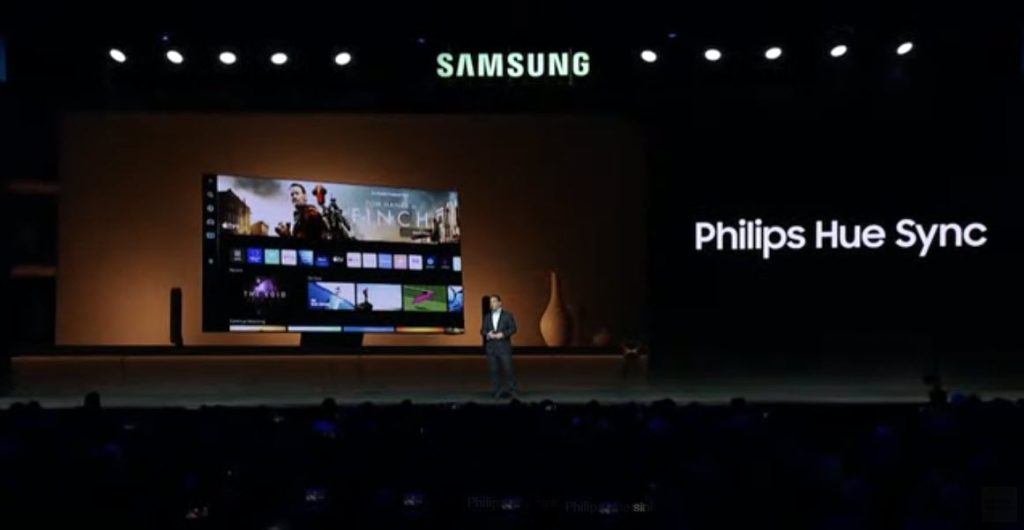 Aplikácia Philips Hue Sync na televízore Samsung