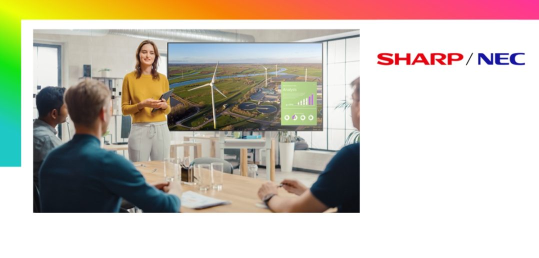 SharpNEC uvádza na trh nové veľkoformátové displeje série M pre konferenčné miestnosti a maloobchodné zariadenia