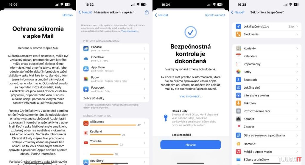 iOS: Ochrana súkromia