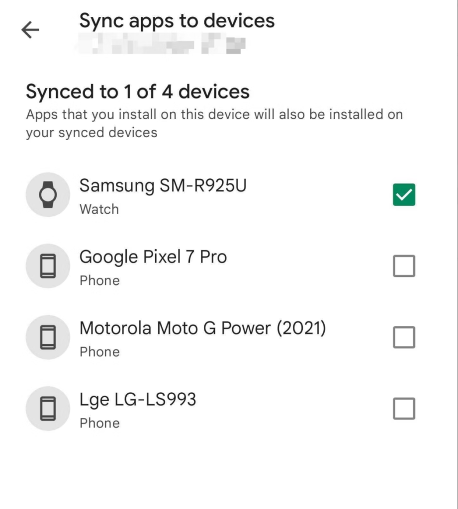 google play sync