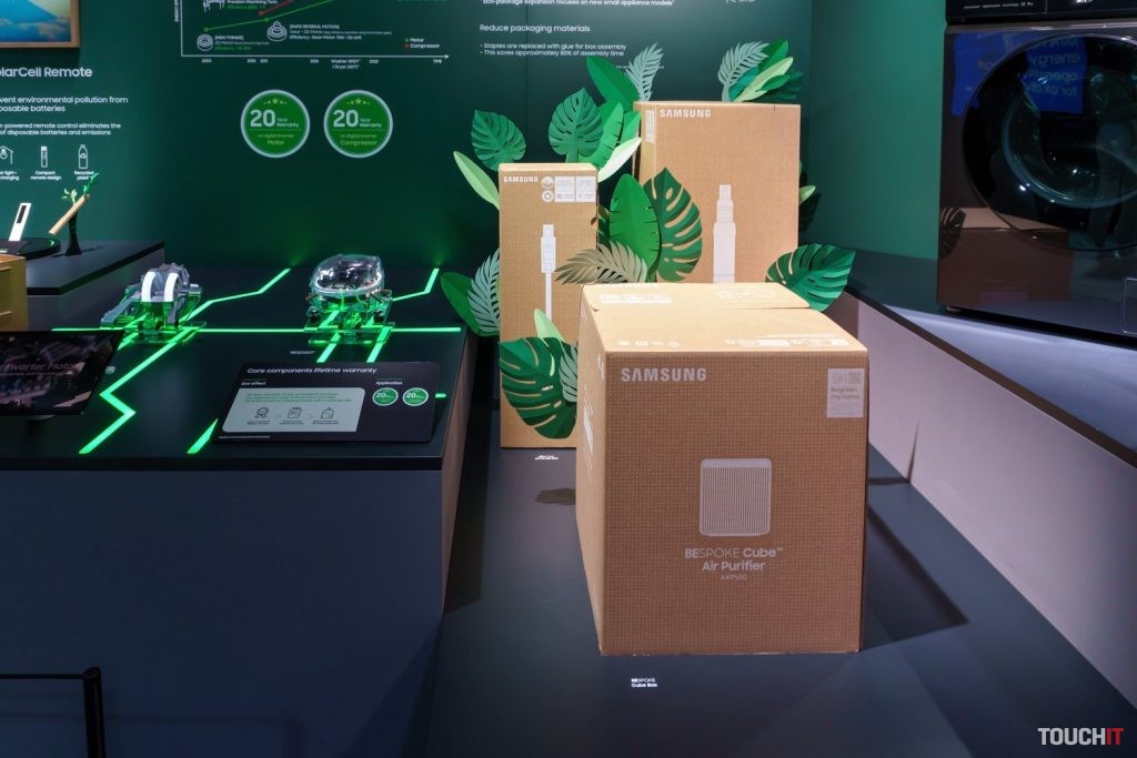 Ekologické balenie produktov Samsung