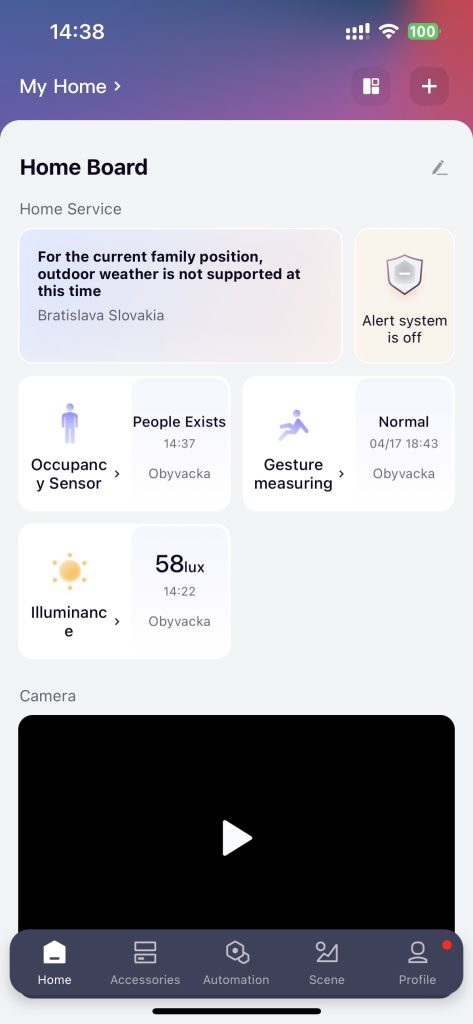 Aqara Presence Sensor FP2: Aqara Home App