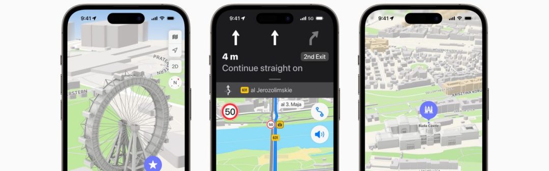 Apple vynovil svoje mapy pre niektoré krajiny