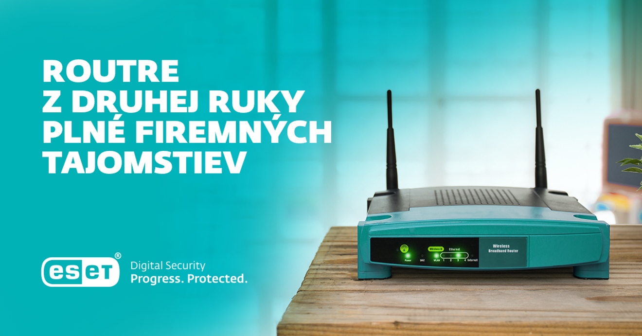 ESET: V routeroch zostávajú staré dáta. Treba ich bezpečne recyklovať