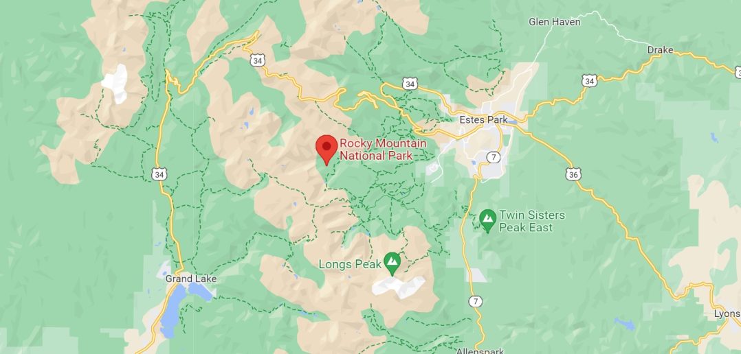 google maps rocky mountain