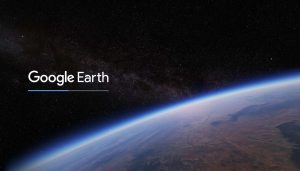 Úvodná stránka Google Earth