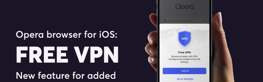 Opera pre iOS ponúka VPN zadarmo