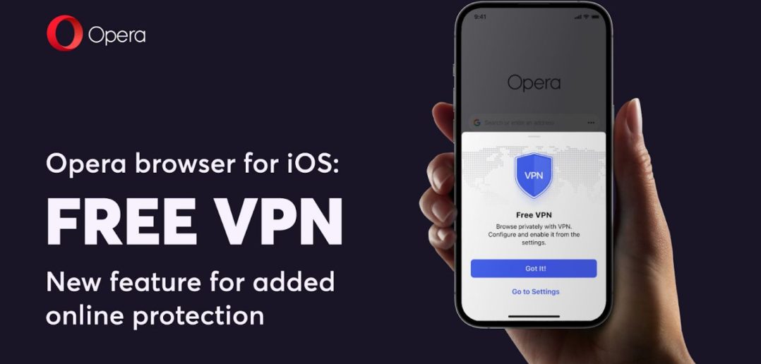 Opera pre iOS ponúka VPN zadarmo