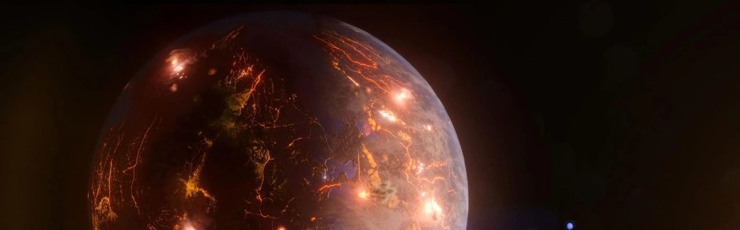 Exoplanéta LP79118d - umelecké stvárnenie