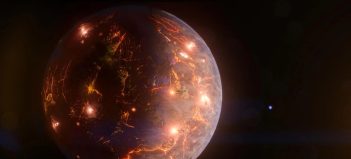Exoplanéta LP79118d - umelecké stvárnenie
