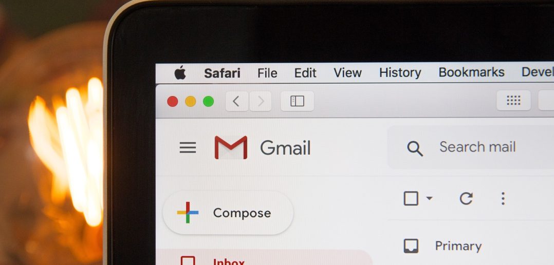 gmail na displeji