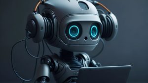 robot a pocitac generovane ai