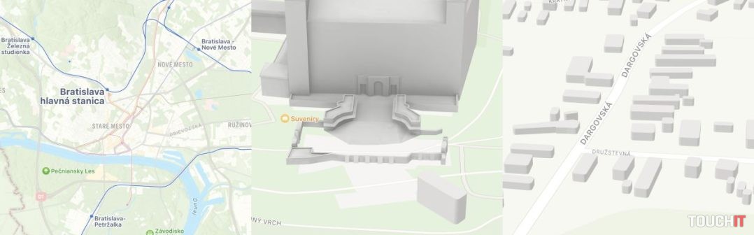 Nové Apple mapy na Slovensku