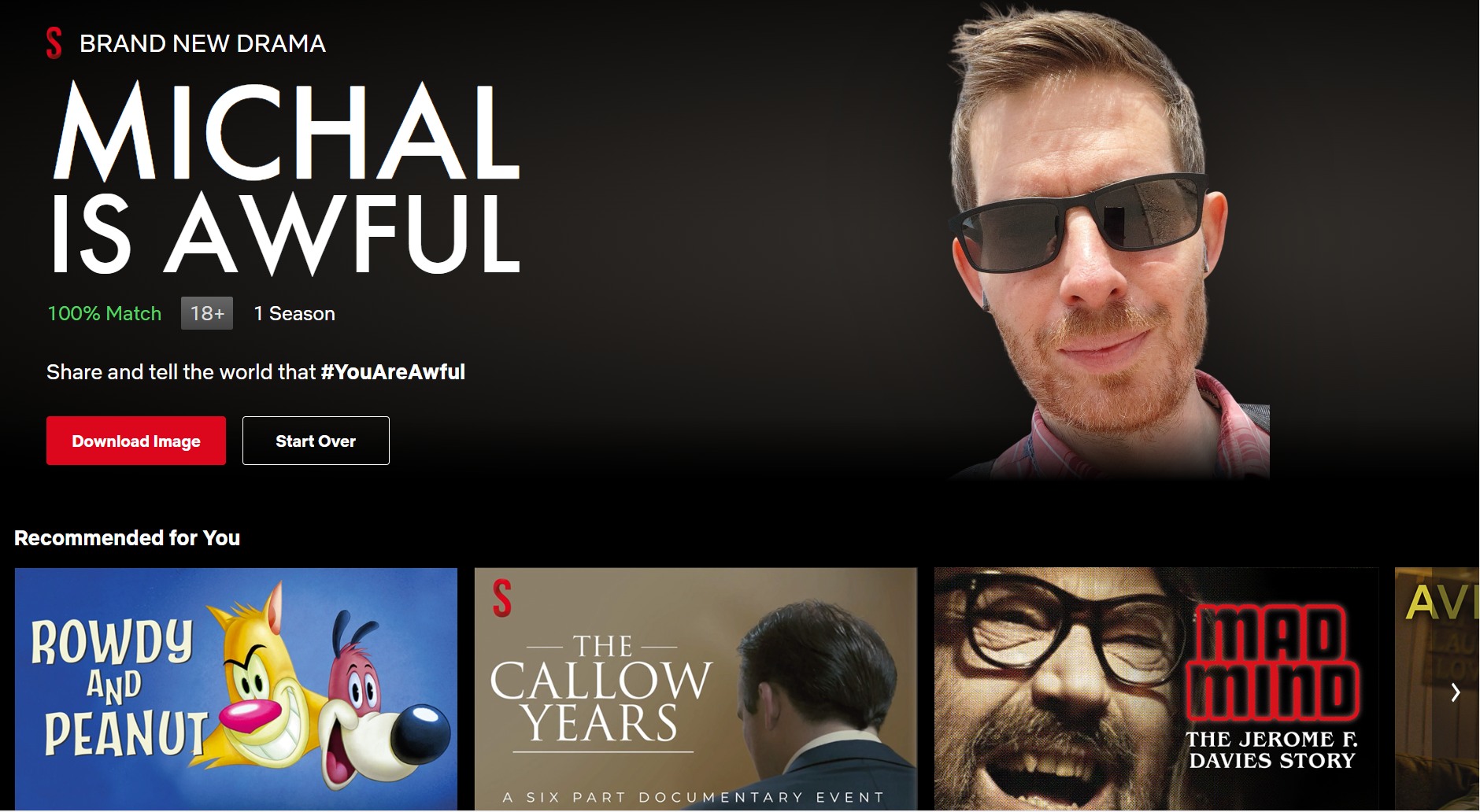 Streamberry TV: Fiktívny seriál ako žart zo strany Netflixu