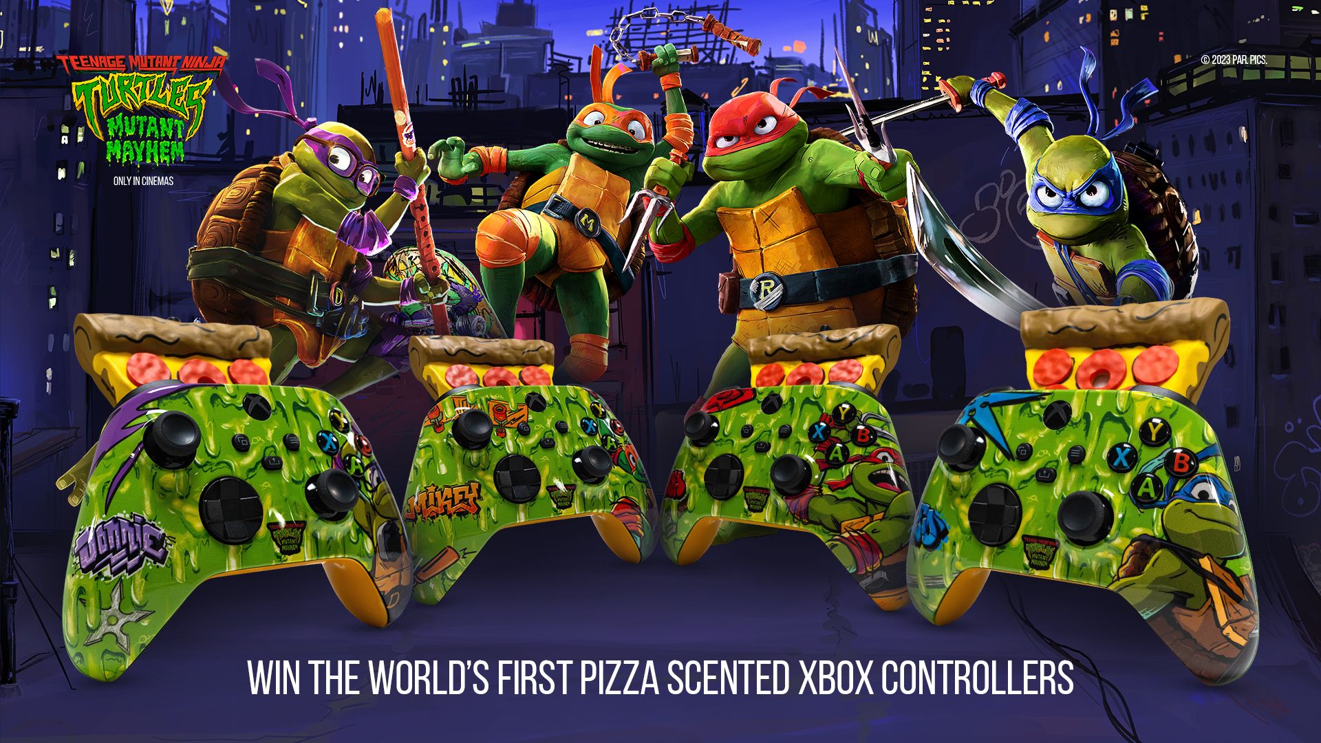 Microsoft a Paramount predstavili Xbox ovládače, ktoré voňajú ako pizza