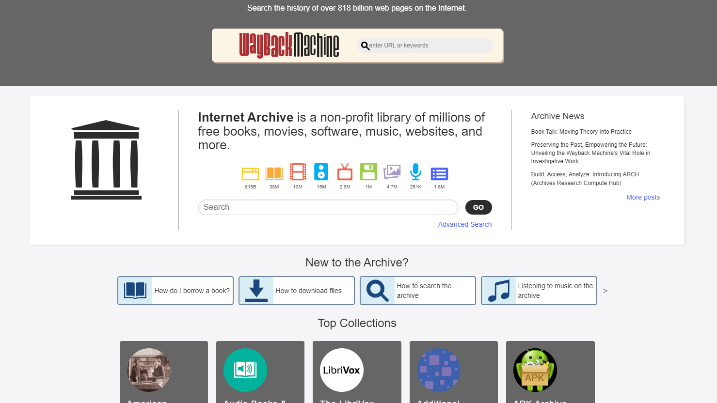 Internetový archív má problém s knihami a DRM