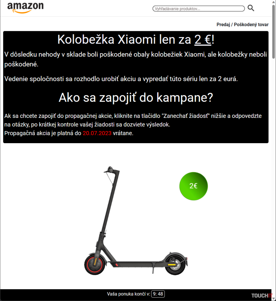 podvod xiaomi na facebooku