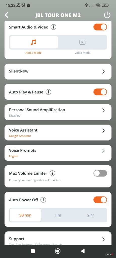 jbl tour one m2 app