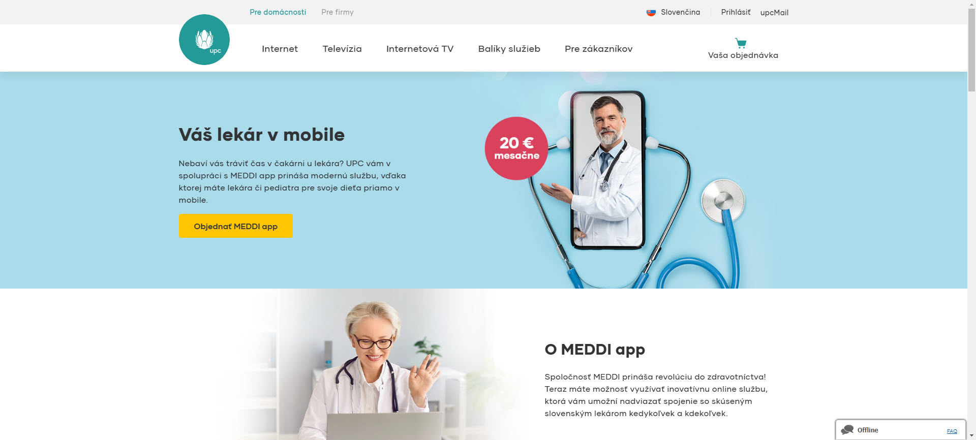 Non stop služby lekára na diaľku a s garanciou rýchlej reakcie