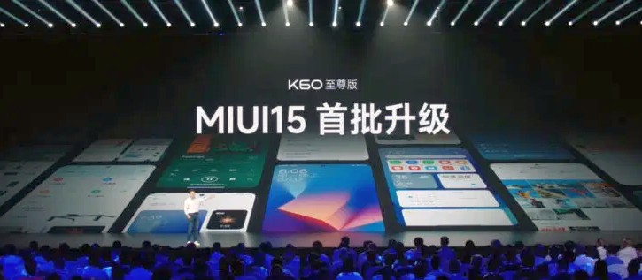 MIUI 15 od Xiaomi počas predstavenia Redmi K60 Ultra