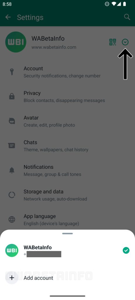 WhatsApp pre Android pridáva podporu viacerých účtov
