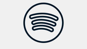 ciernobiele spotify logo