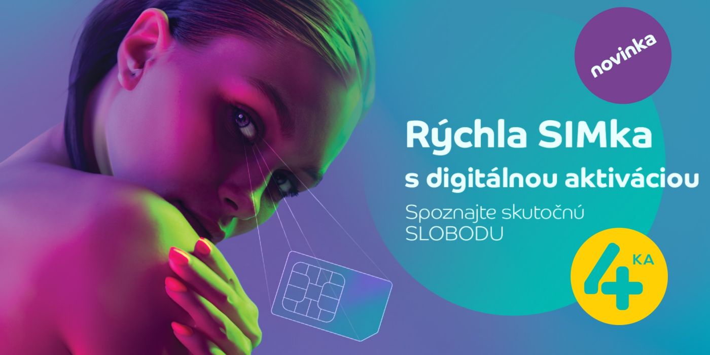 4ka má novú Rýchlu SIMku: Aktivujete ju digitálne