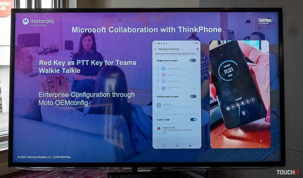 Nastavenie režimu Walkie-Talkie na Motorola ThinkPhone
