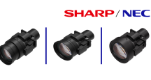 Spoločnosť Sharp/NEC uviedla na trh 3 nové objektívy pre laserové projektory série PA5