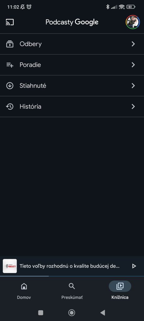 google podcasty applikacia app