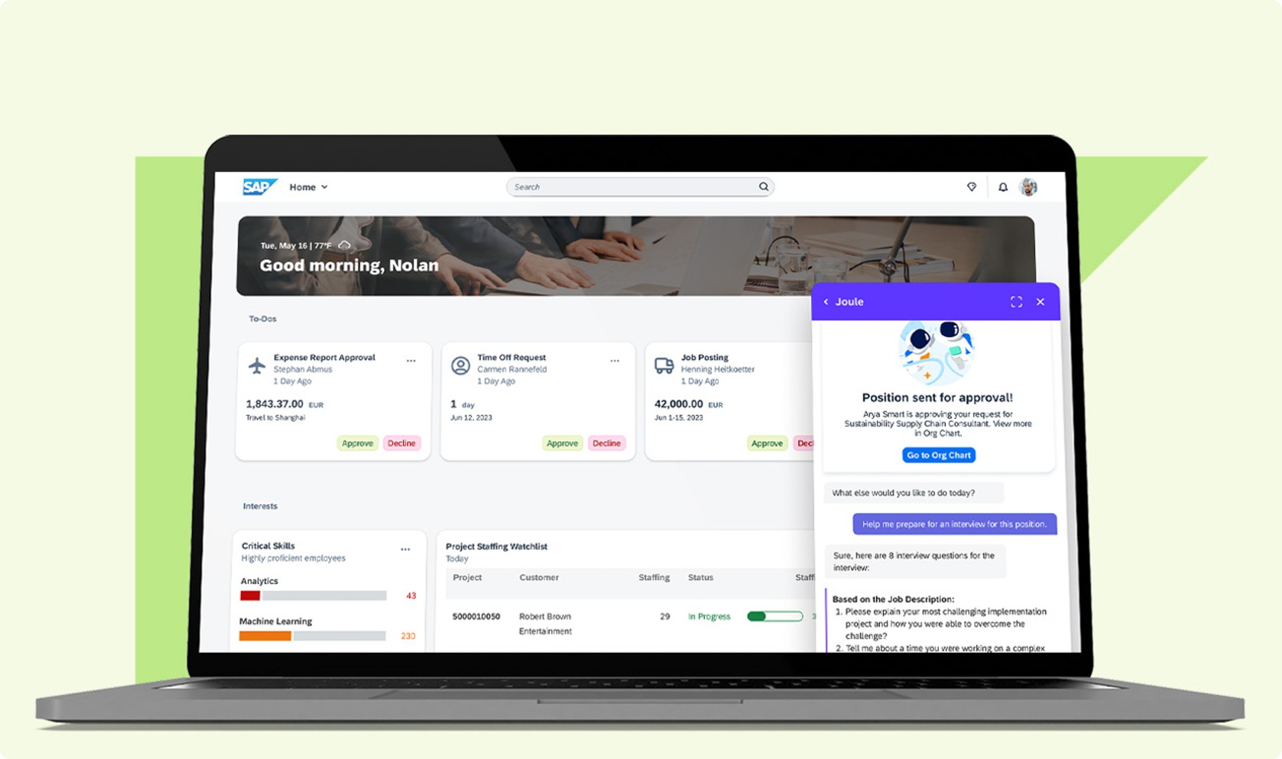 Ak neviete v robote nájsť riešenie, stačí sa opýtať. Pomôže vám kolega Joule