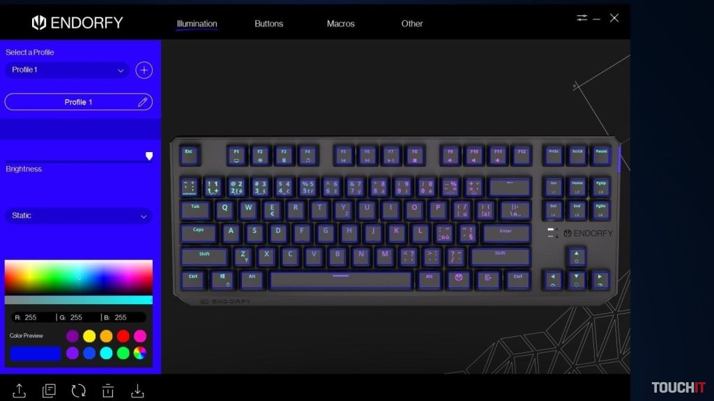 Endorfy Thock TKL Wireless Red