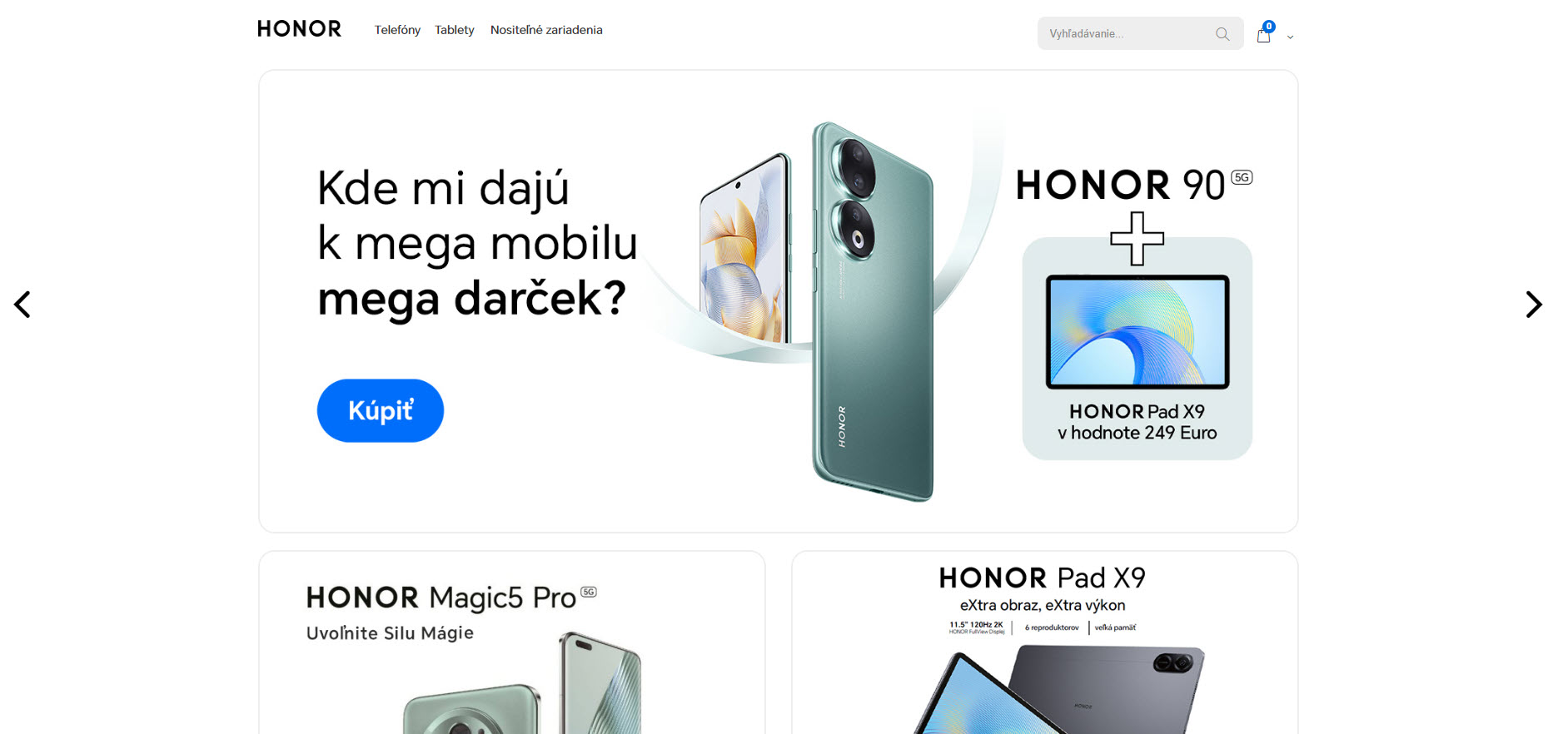 HONOR otvára u nás oficiálny e-shop. Nezmeškajte akcie a darčeky