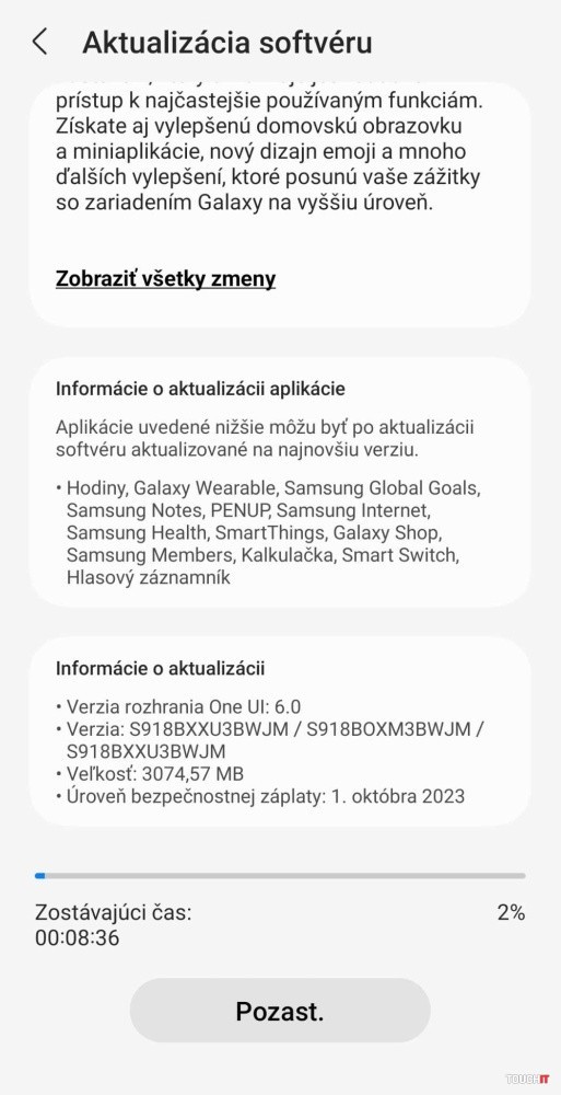 Samsung Galaxy S23 dostáva na Slovensku nový Android 14 s One UI 6