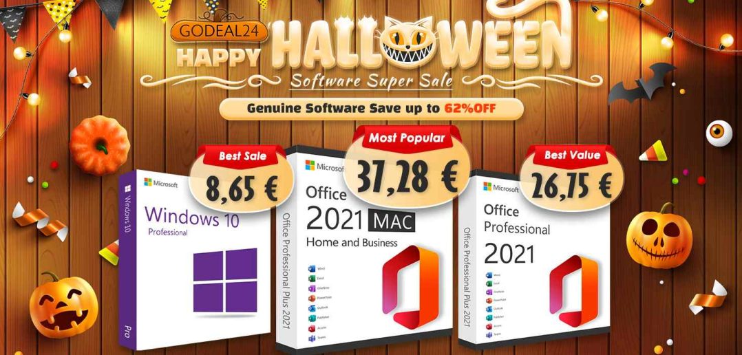 Halloweenská akcia: Microsoft Office 2021 Mac Lifetime Licence od Godeal24 je momentálne k dispozícii len za 37 €
