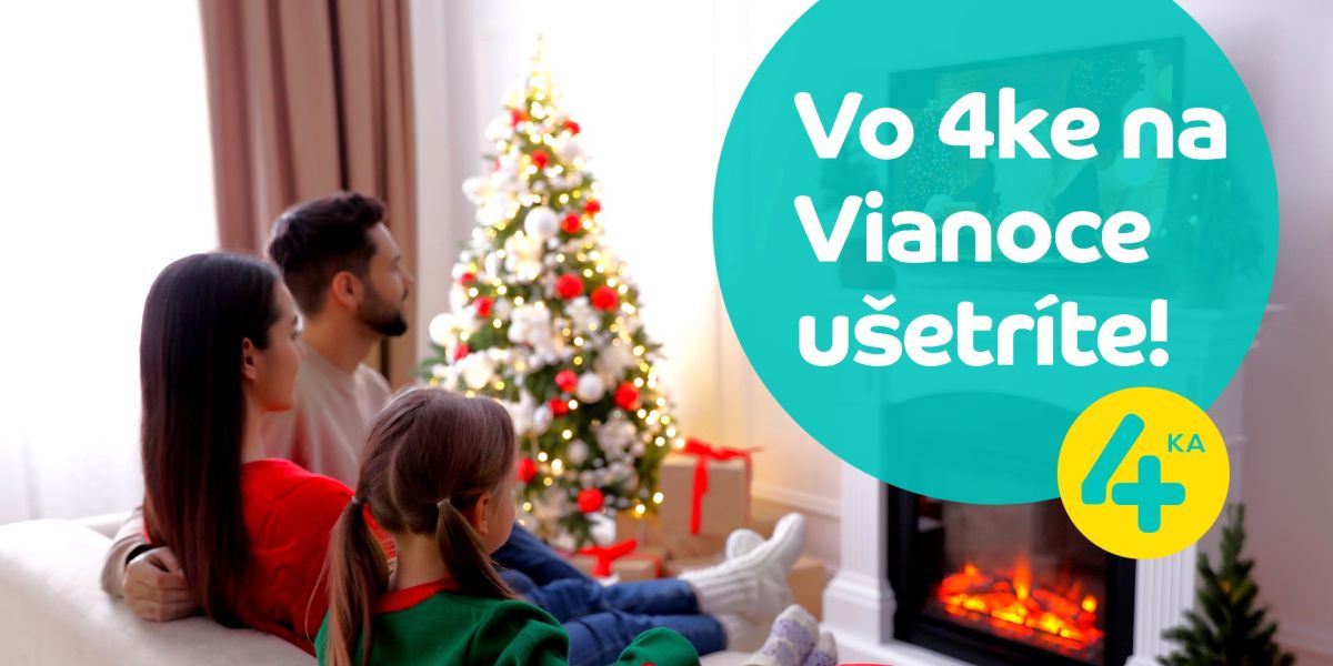 Vianočná ponuka 4ky: Nové zariadenia so zľavou a lacnejšie služby