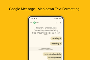 google spravy markdown