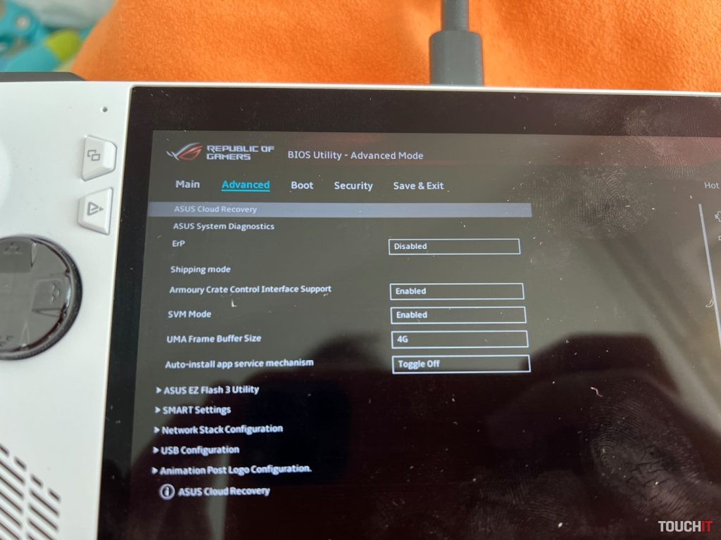 ROG ALLY: Výmena SSD disku