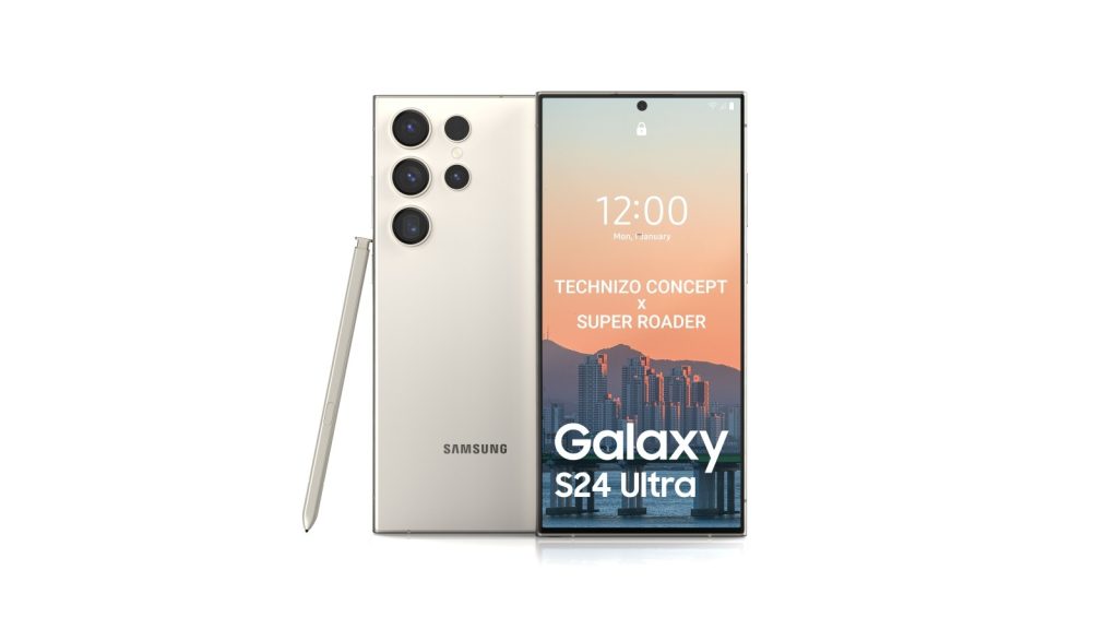 Očakávaný dizajn Samsung Galaxy S24 Ultra