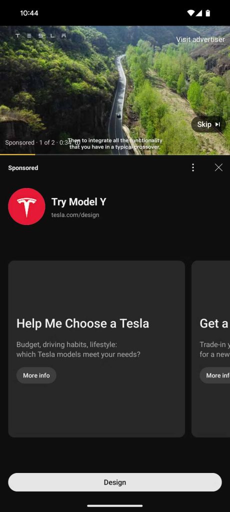 YouTube zavádza nové nenápadnejšie tlačidlo na preskočenie reklamy