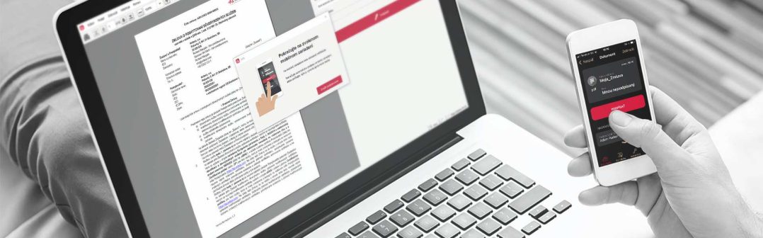 qsign podpisovanie na pocitaci cez mobil