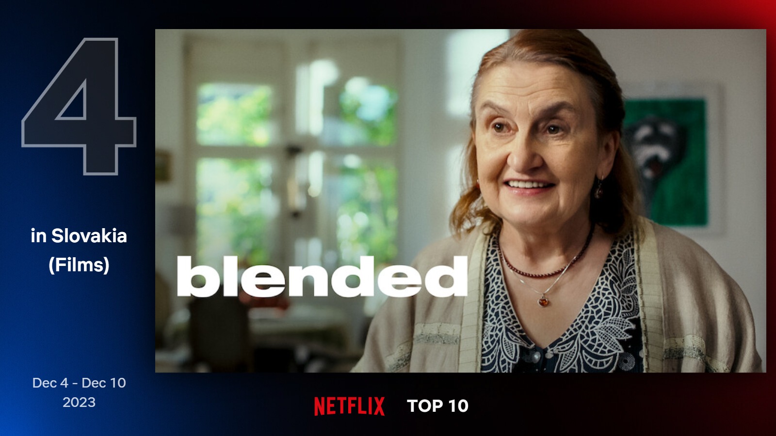 TOP filmy na Netflixe (49. týždeň)