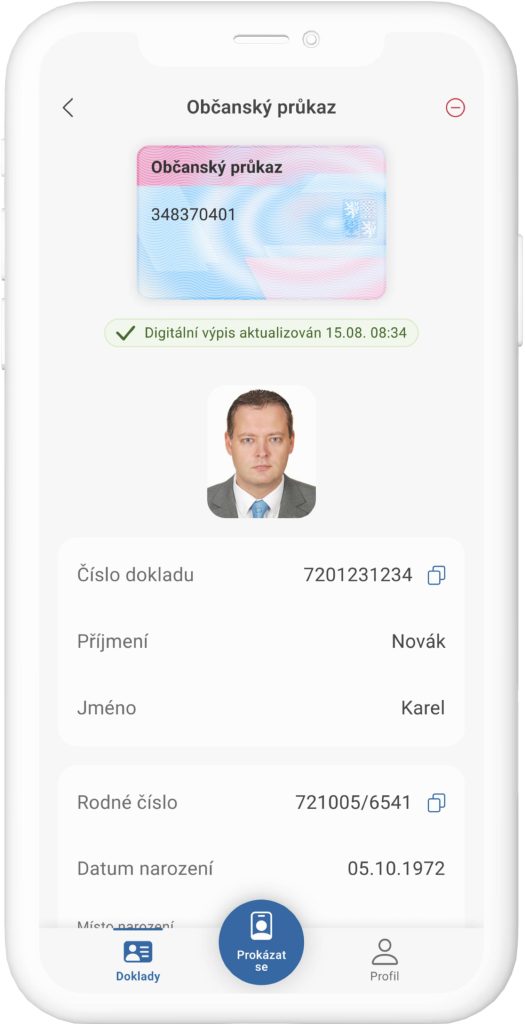 Občiansky preukaz v mobile pre obyvateľov ČR