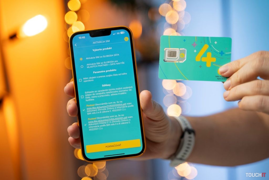 4ka Rýchla SIMka: Aktivácia